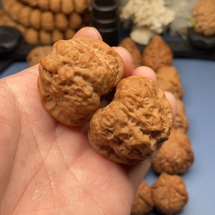 文玩核桃把件蛤蟆头