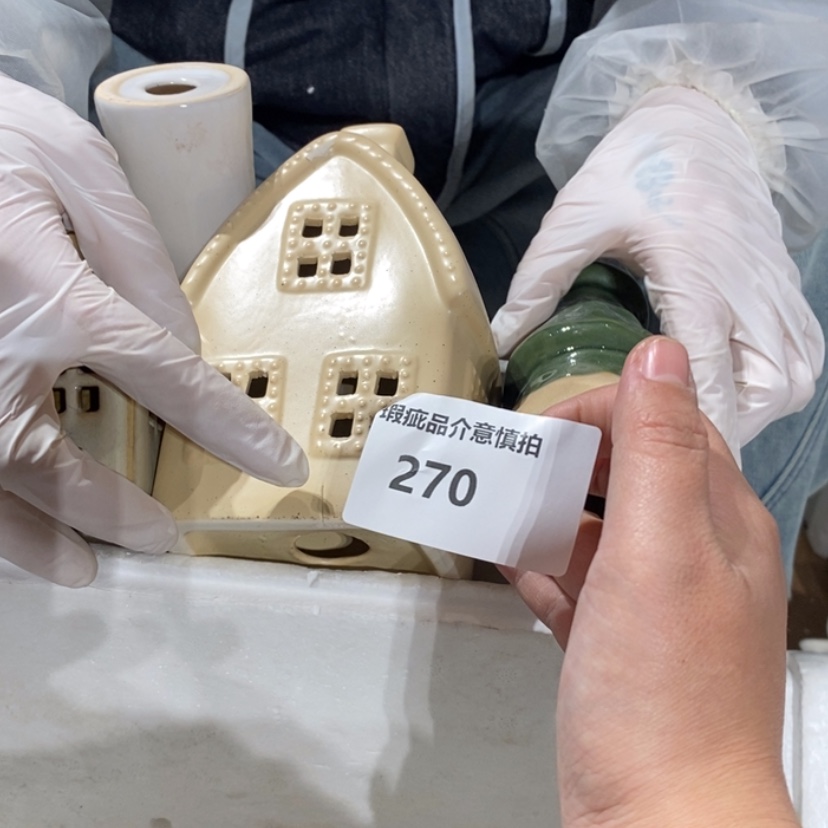 【闪购商品】摆件小*陶瓷摆件瑕疵特卖