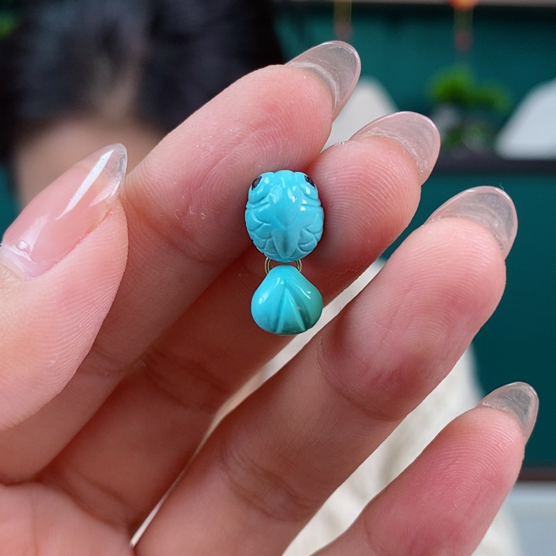 绿松石珠宝奇石未镶嵌