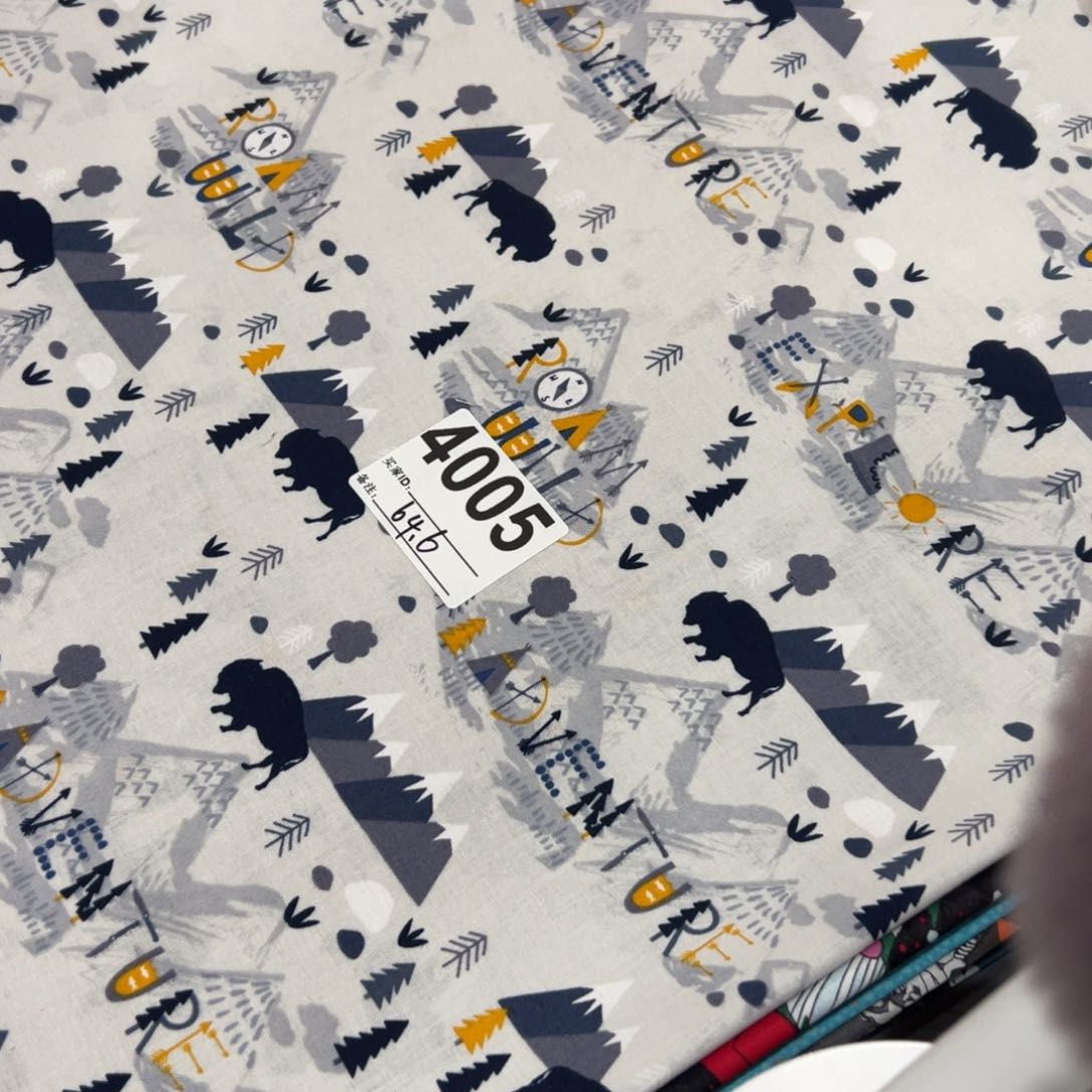 一米价品牌原单纯棉平布1.1米宽果子布艺64区