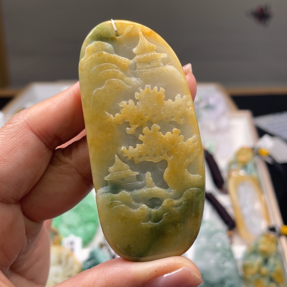 翡翠吊坠(不含链)未镶嵌