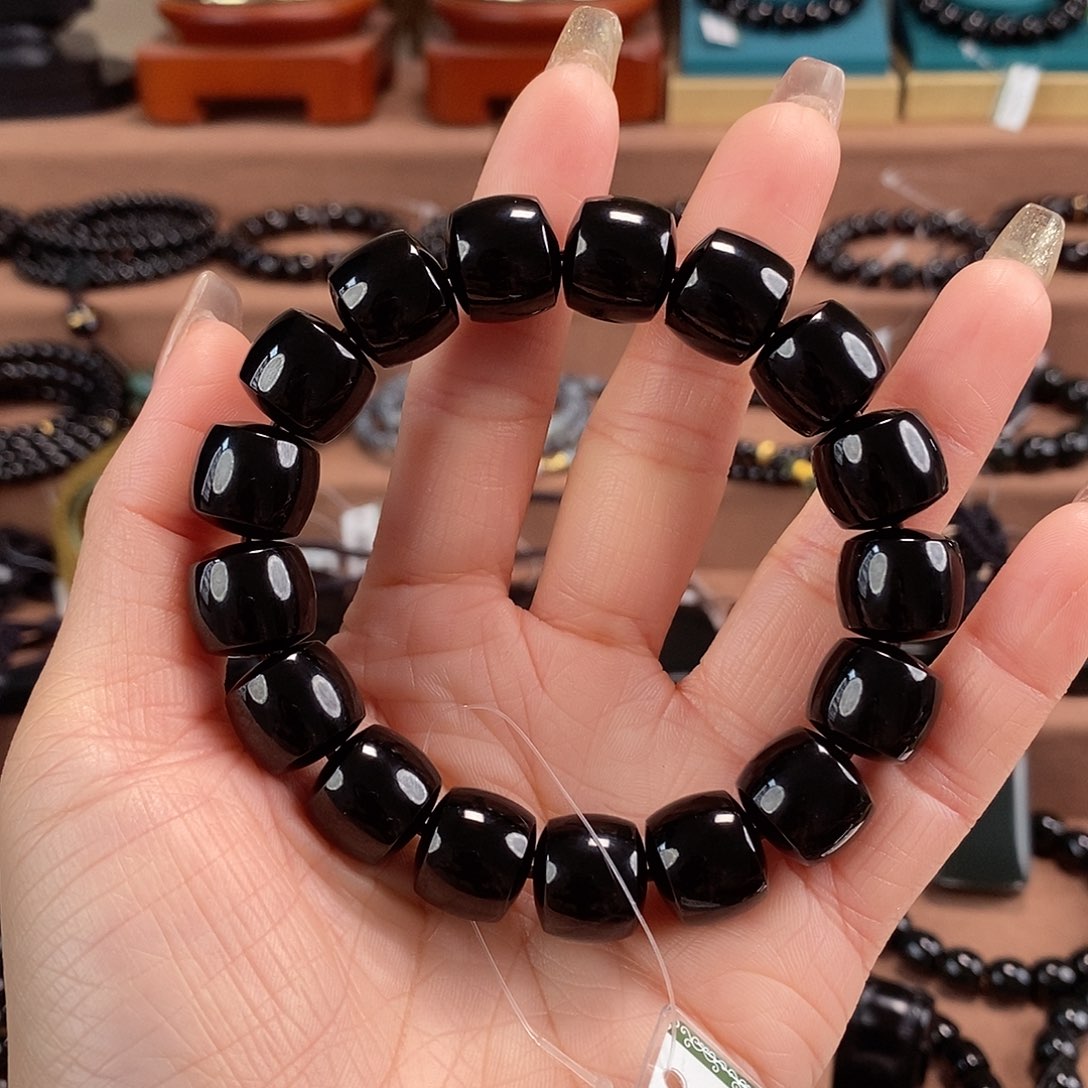 精***】和田玉未镶嵌手链14极限弧