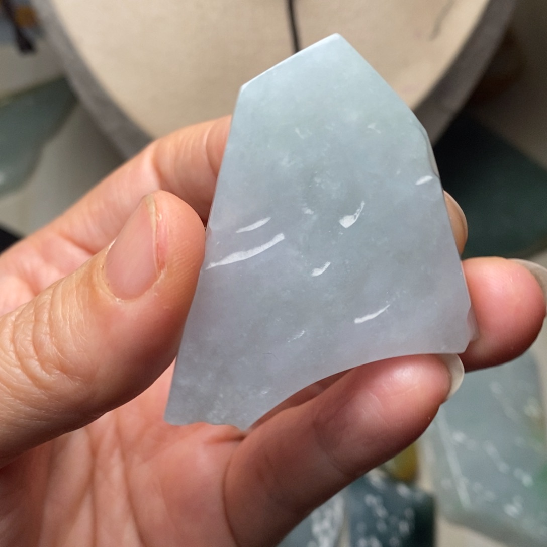 翡翠未镶嵌颈饰天然