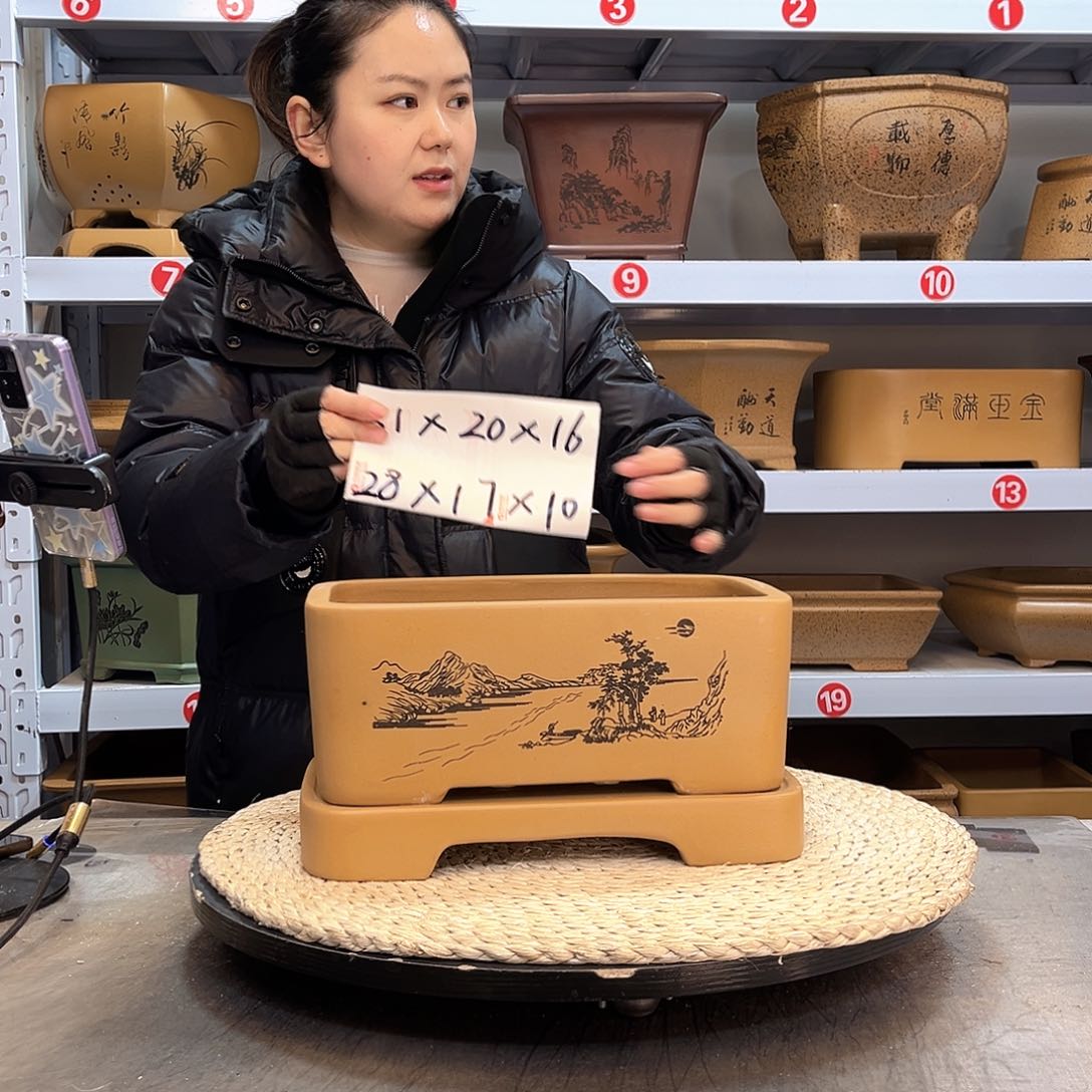 紫砂花盆紫砂花盆