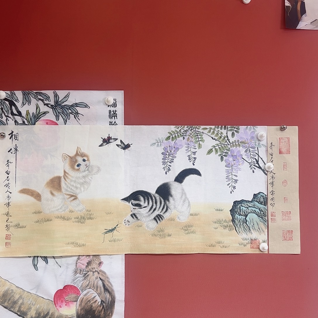 国画冯伟老师手绘作品 