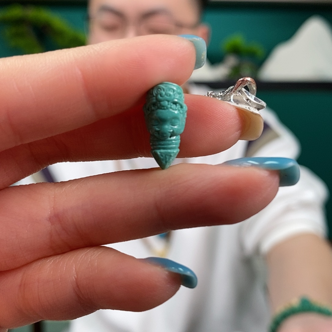 绿松石珠宝奇石未镶嵌