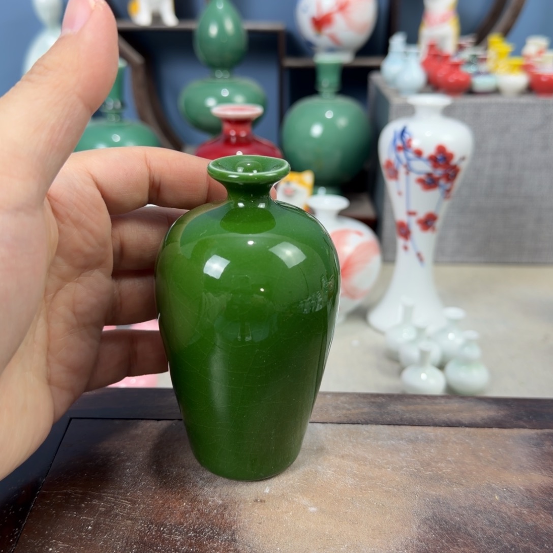 陶瓷手工小花器摆件