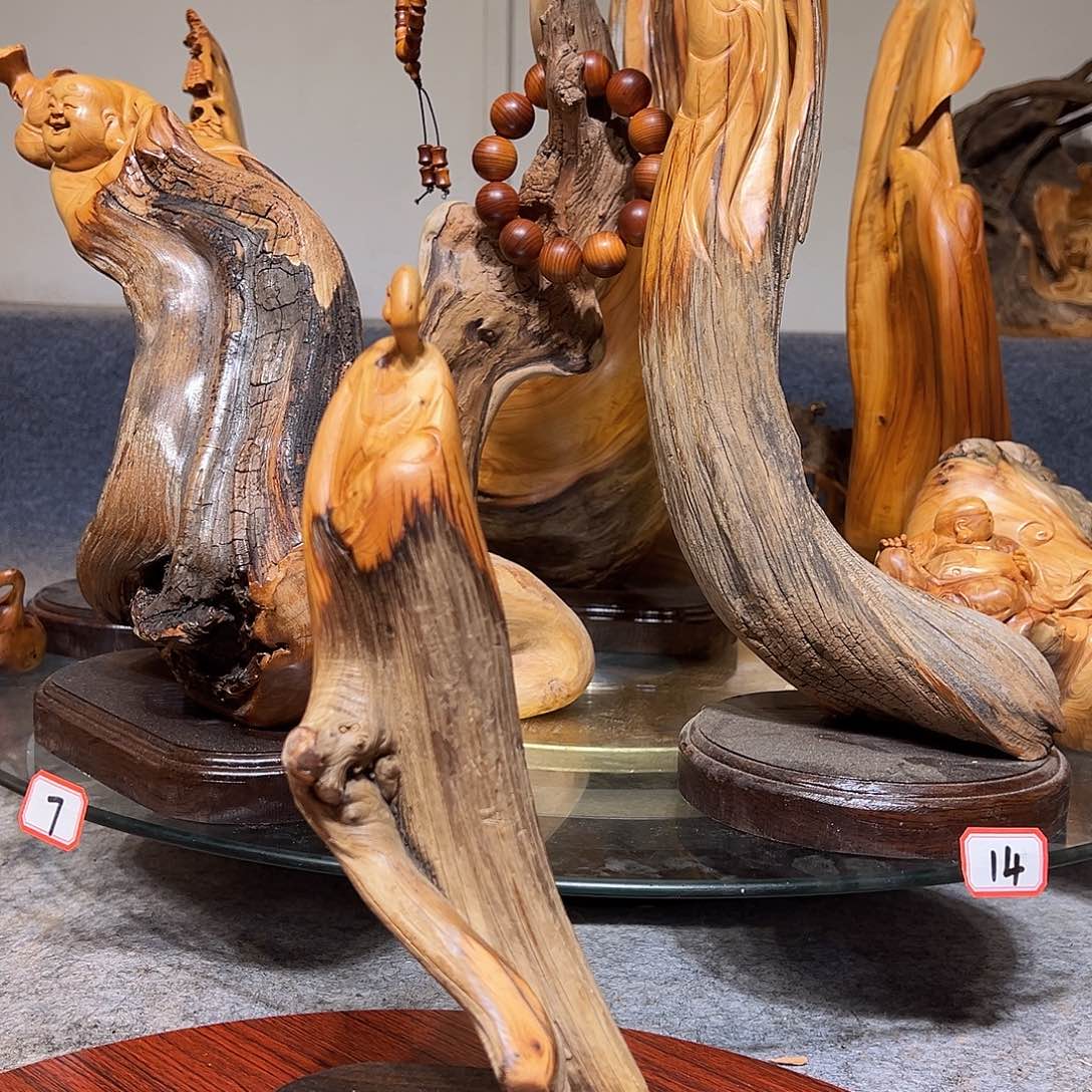 柏木（崖柏）崖柏木手把件摆件