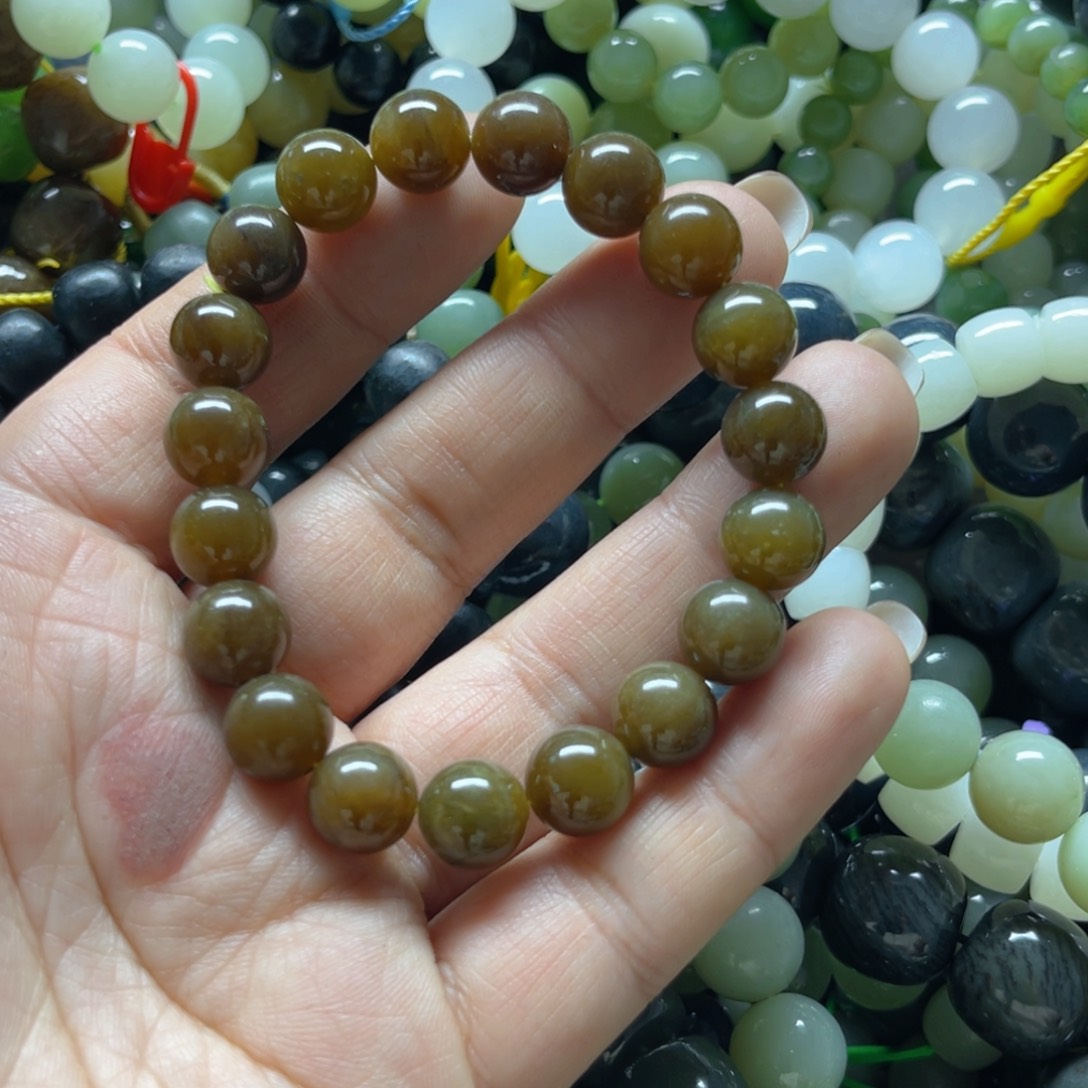 和田玉手链未镶嵌