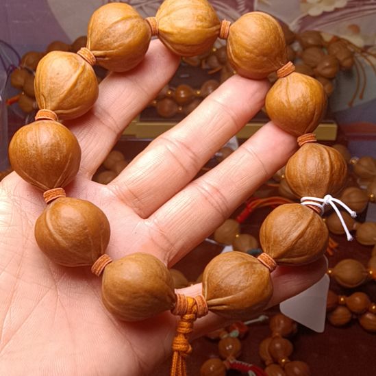 大***米橄榄核手串/手链橄榄核手串鸡血红2.1