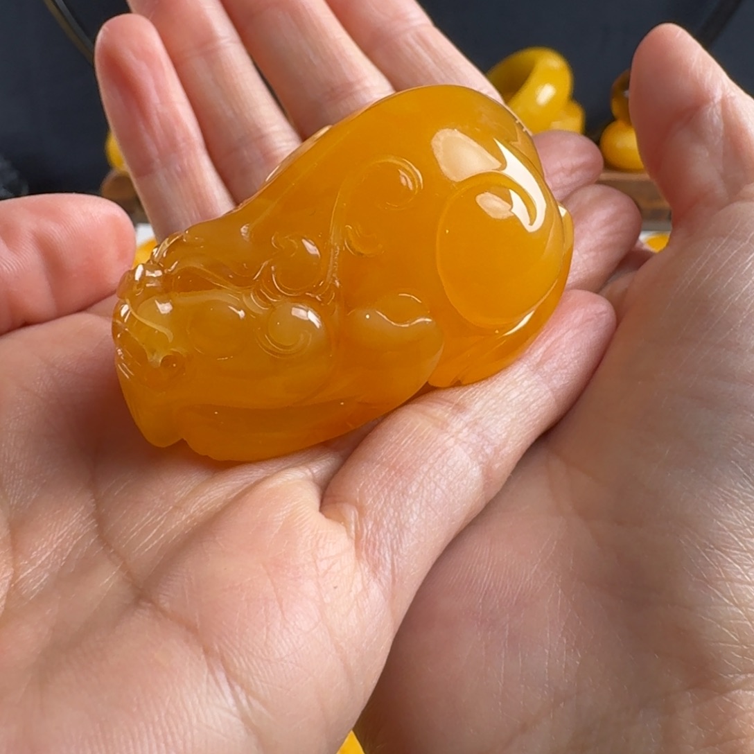 蜜蜡毛衣链未镶嵌﷽****稀