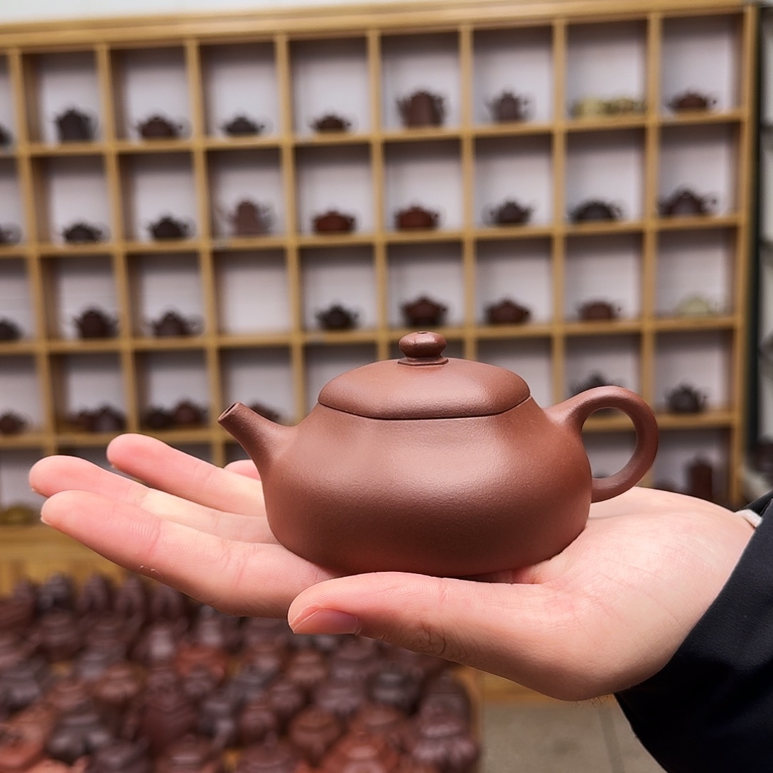 茶壶紫砂六方静乐160cc