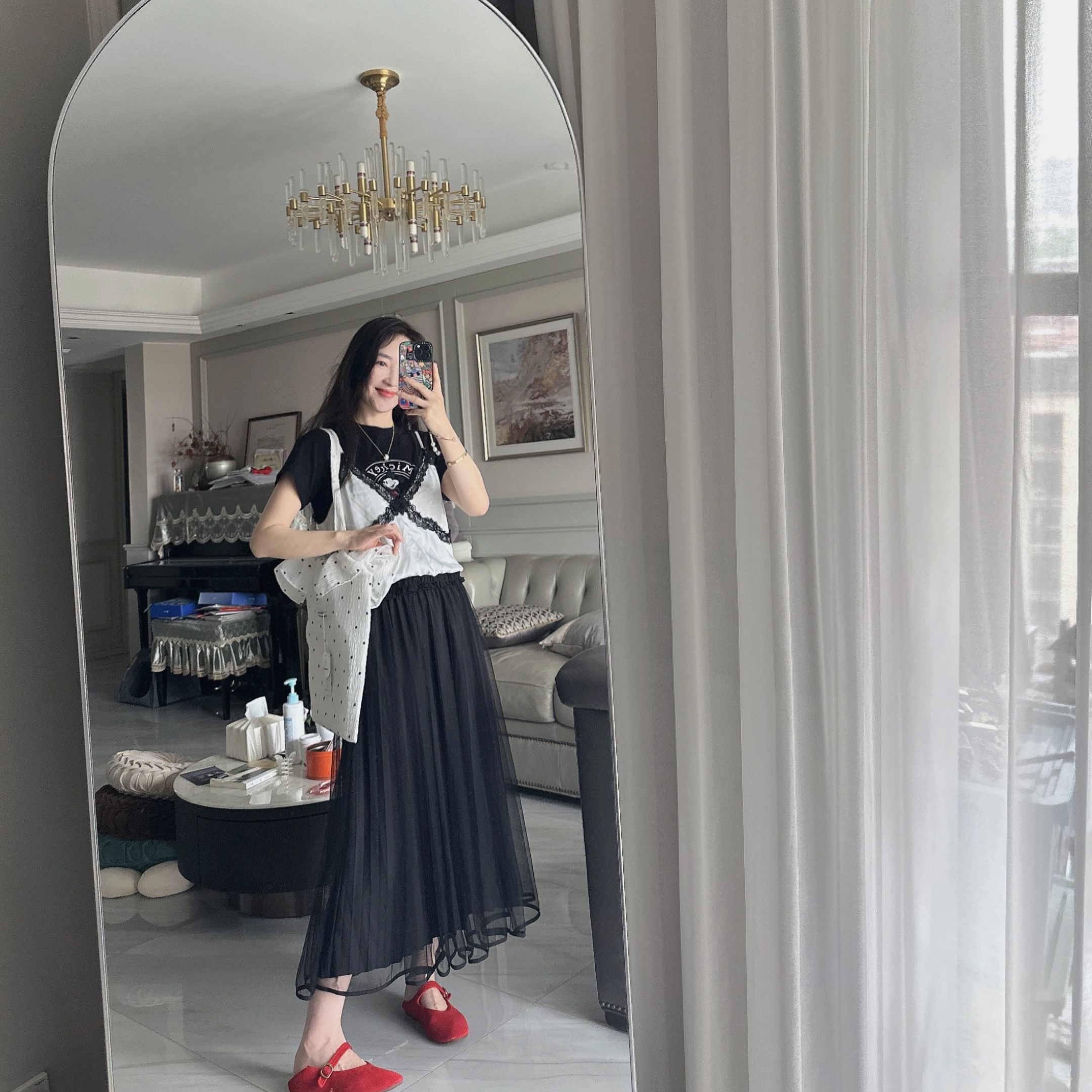 25夏季新款 黑色蕾丝边 短款吊带 下摆弹力收口 N159#