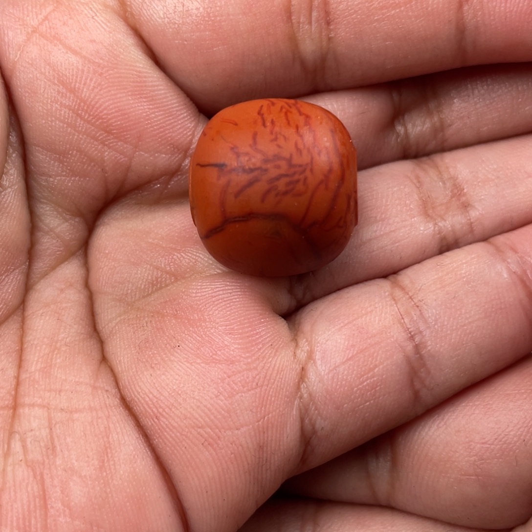 南红玛瑙火焰纹老型合金