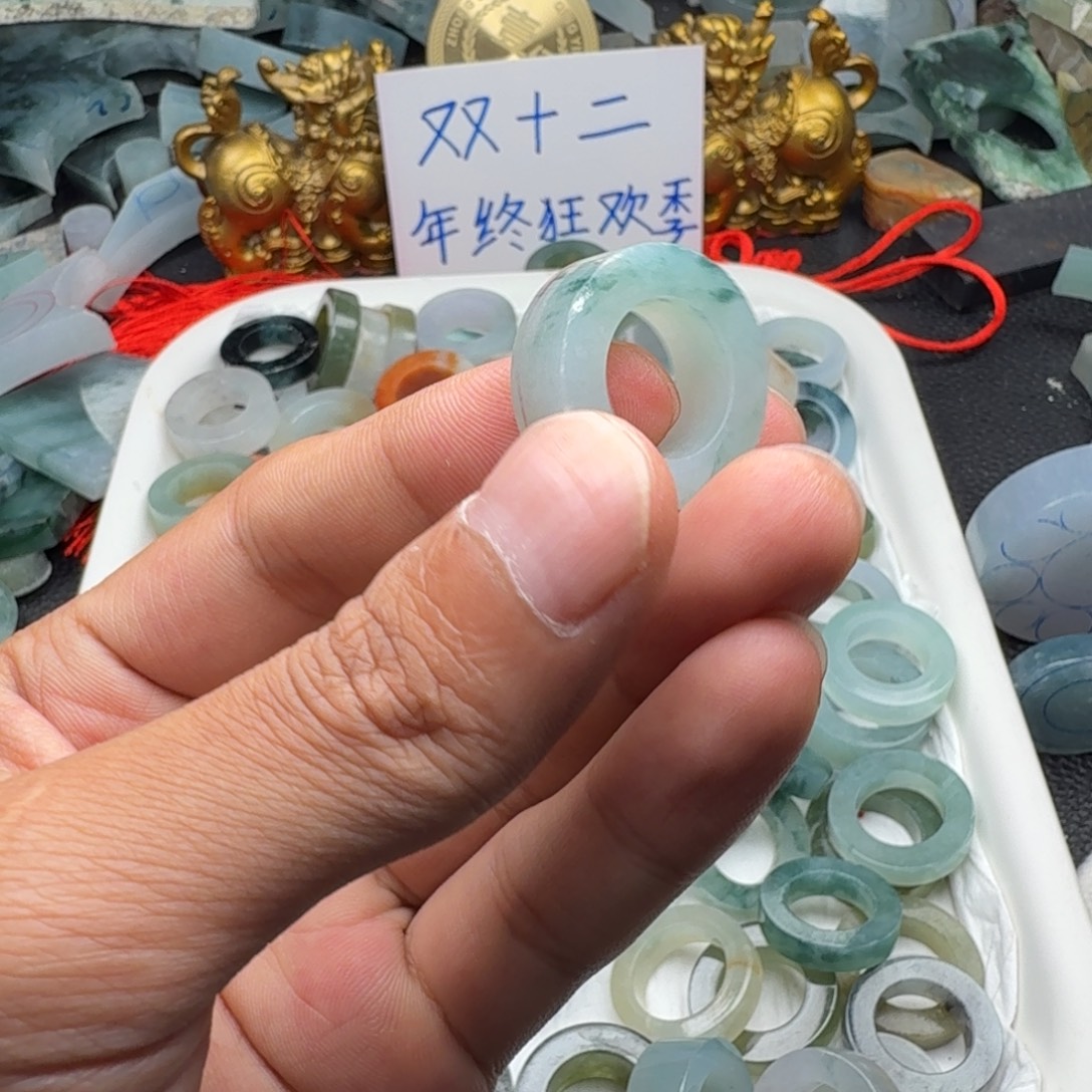 竹***多定制翡翠未镶嵌天然翡翠