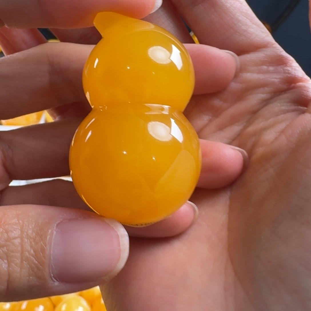 蜜蜡毛衣链未镶嵌