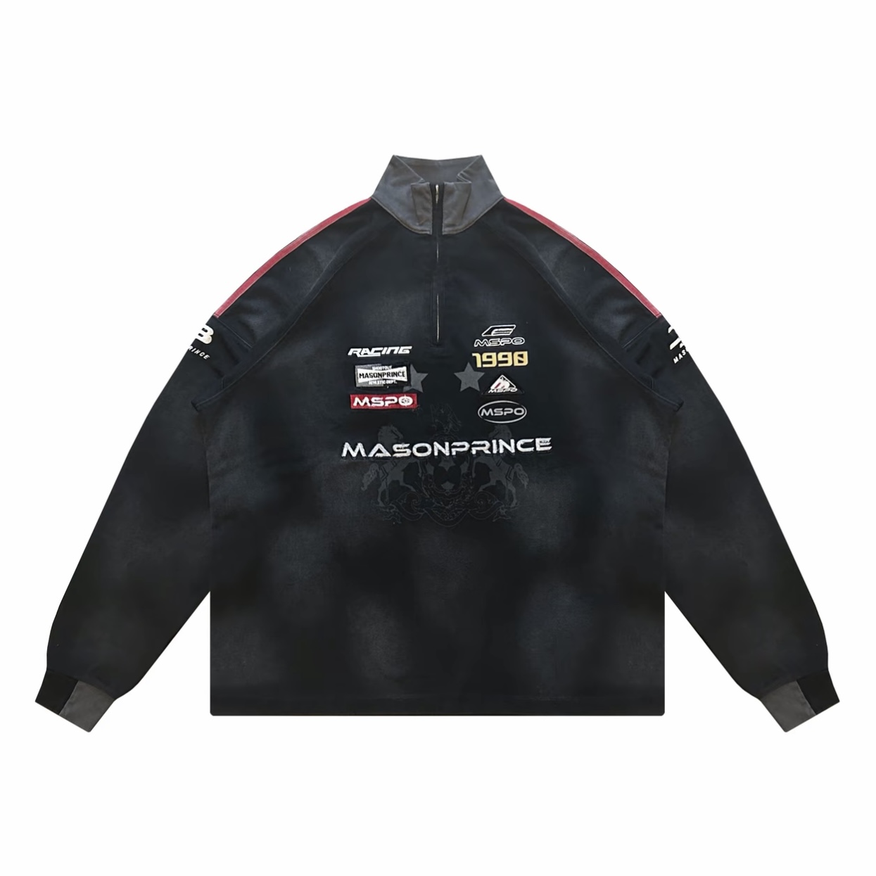 【广州】MASONPRINCE*赛车胶囊立领双杠长袖