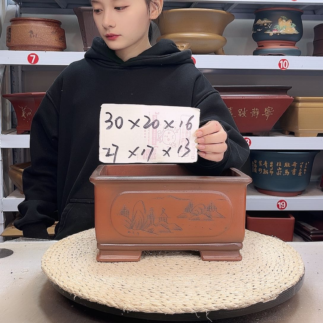 紫砂花盆紫砂花盆