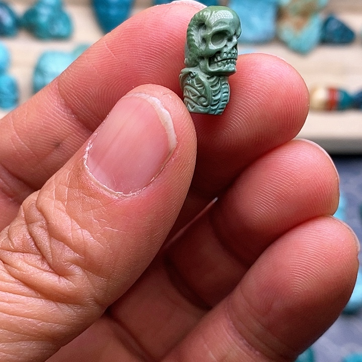 绿松石珠宝奇石未镶嵌