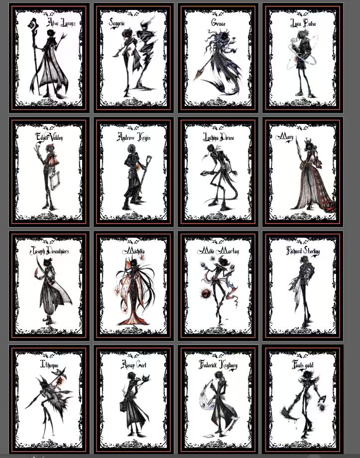 【已授权】第五人格 无相之渊.柴化系列 同人小卡