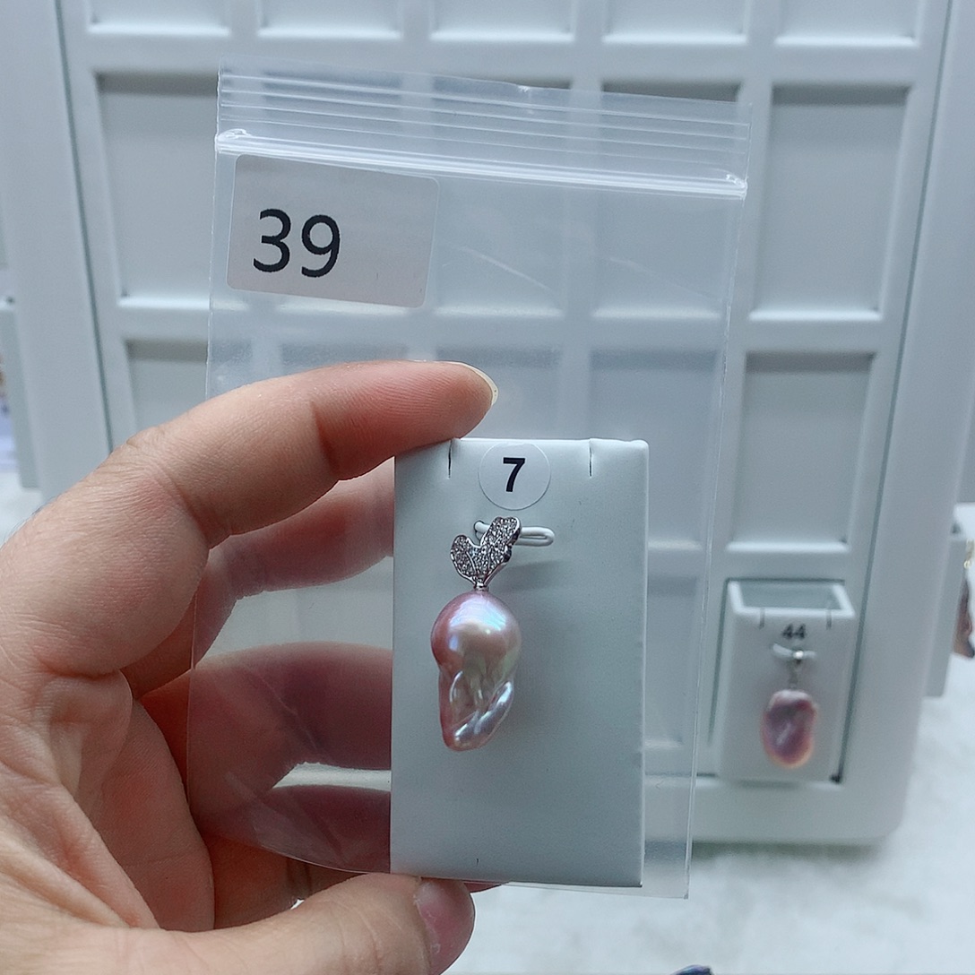 吊坠(不含链)合金淡水珍珠