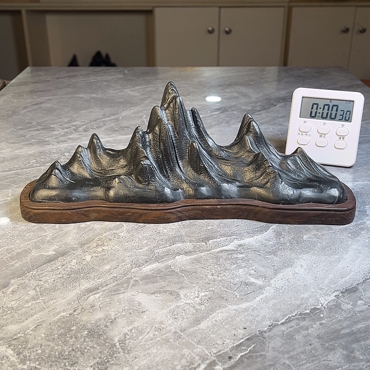 雄***重奇石茶宠鱼缸文房摆件