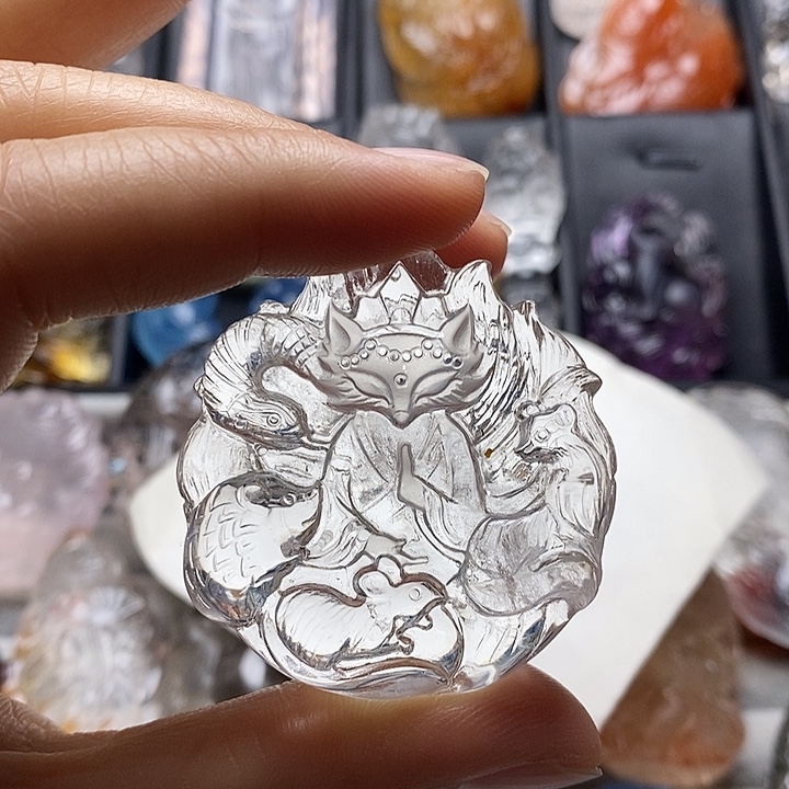 颈饰未镶嵌水晶水晶吊坠