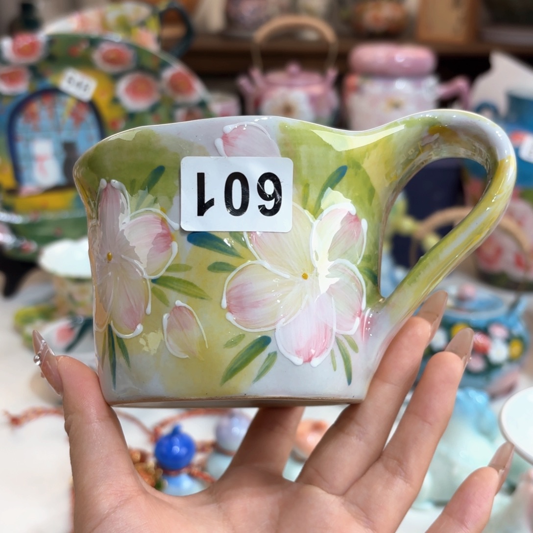 景德镇手绘高温釉下彩陶瓷茶具