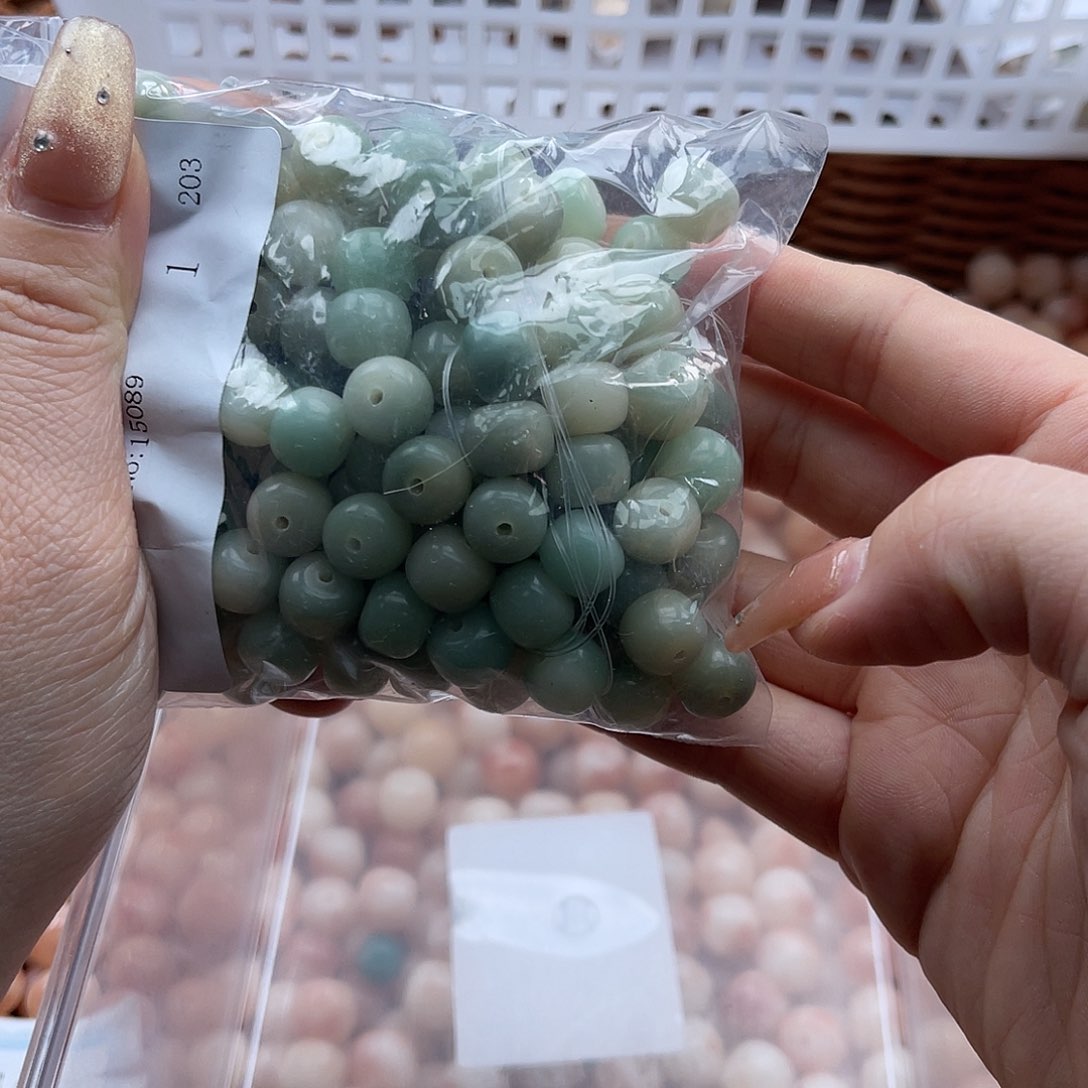 白玉菩提吊坠a10mm/100颗