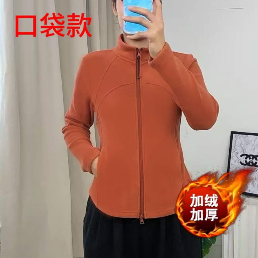 多米优品简约时尚立领加绒加厚短款保暖长袖25829秋冬冬季休闲