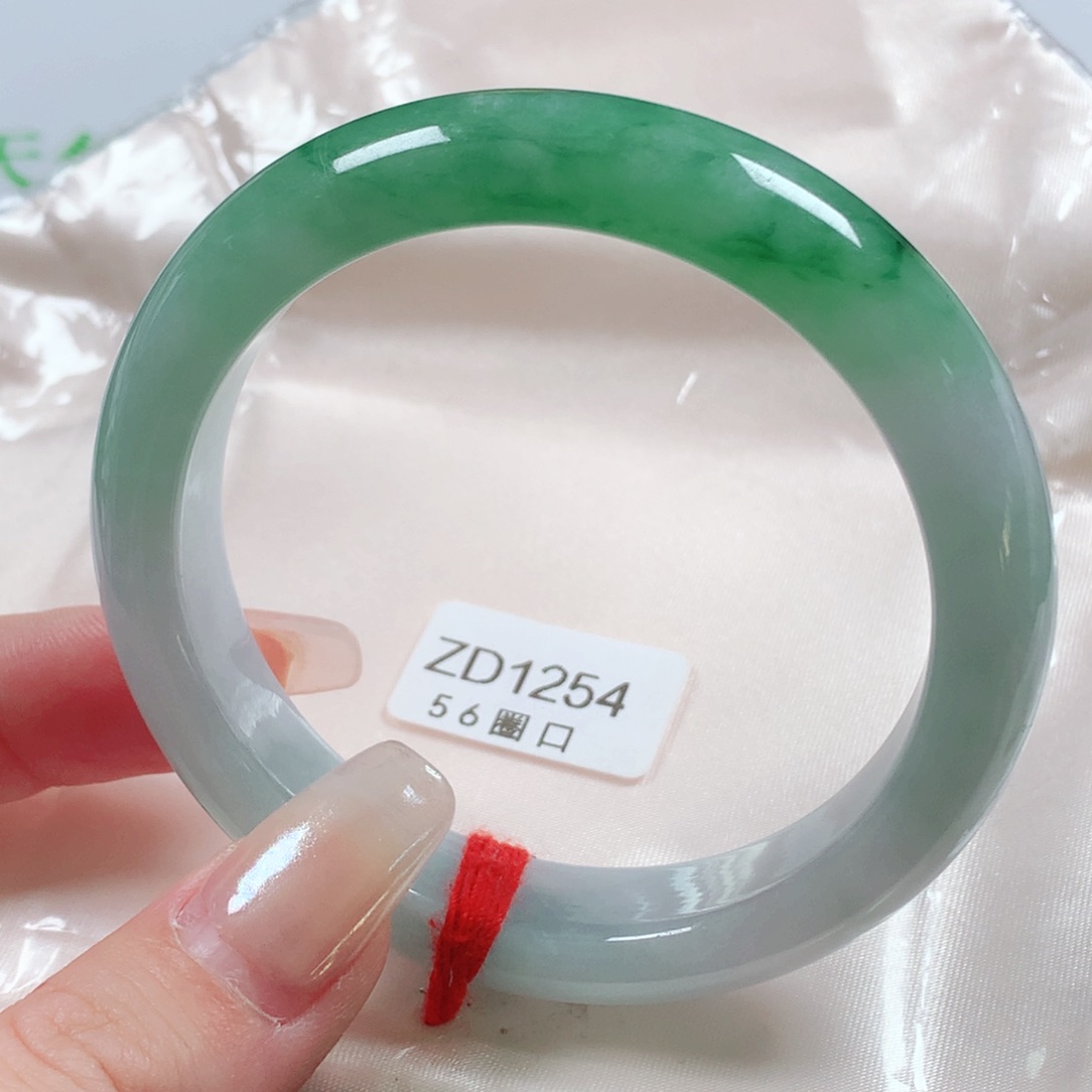 未镶嵌手镯翡翠天然翡翠手镯z'd1254