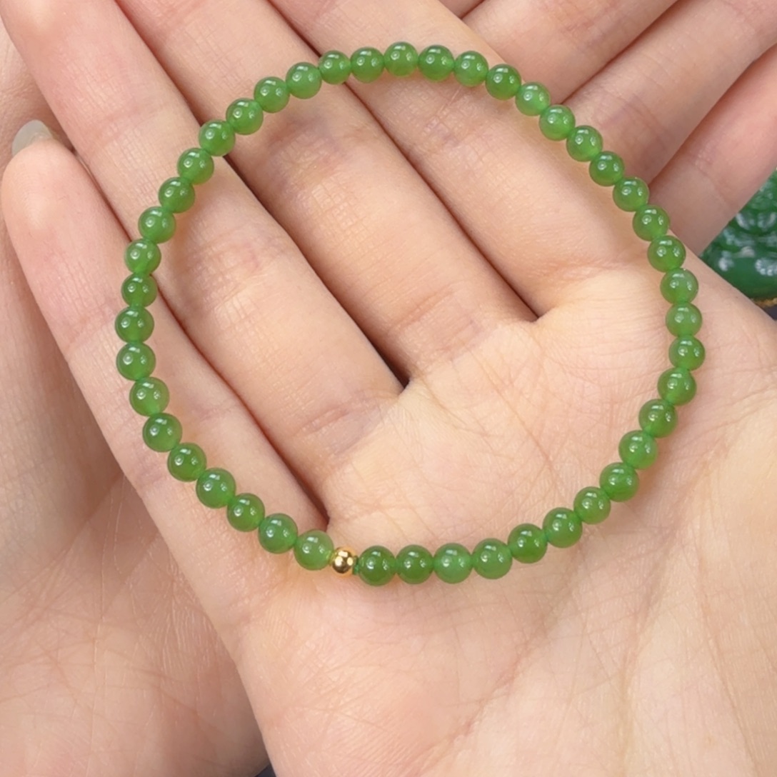 和田玉（碧玉）手串未镶嵌