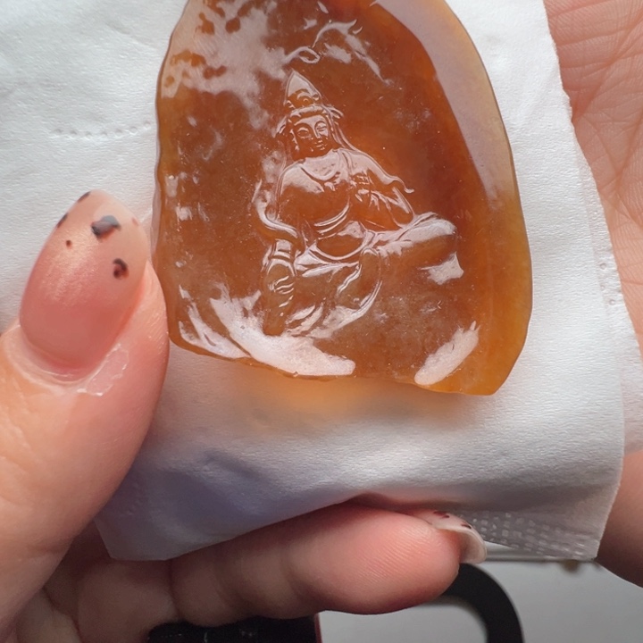 定制翡翠未镶嵌包抛光