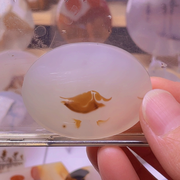 红***石玛瑙/玉髓未镶嵌吊坠(不含链)