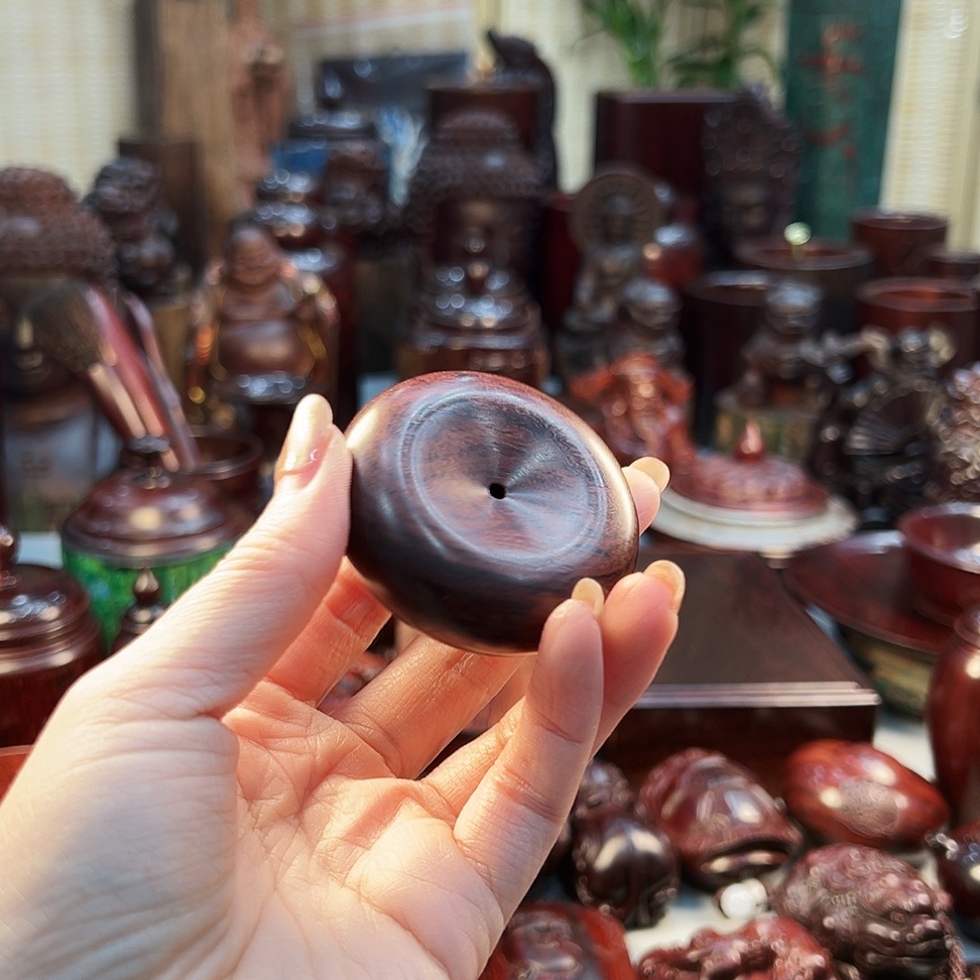 文***子小叶紫檀印度小叶紫檀平安扣