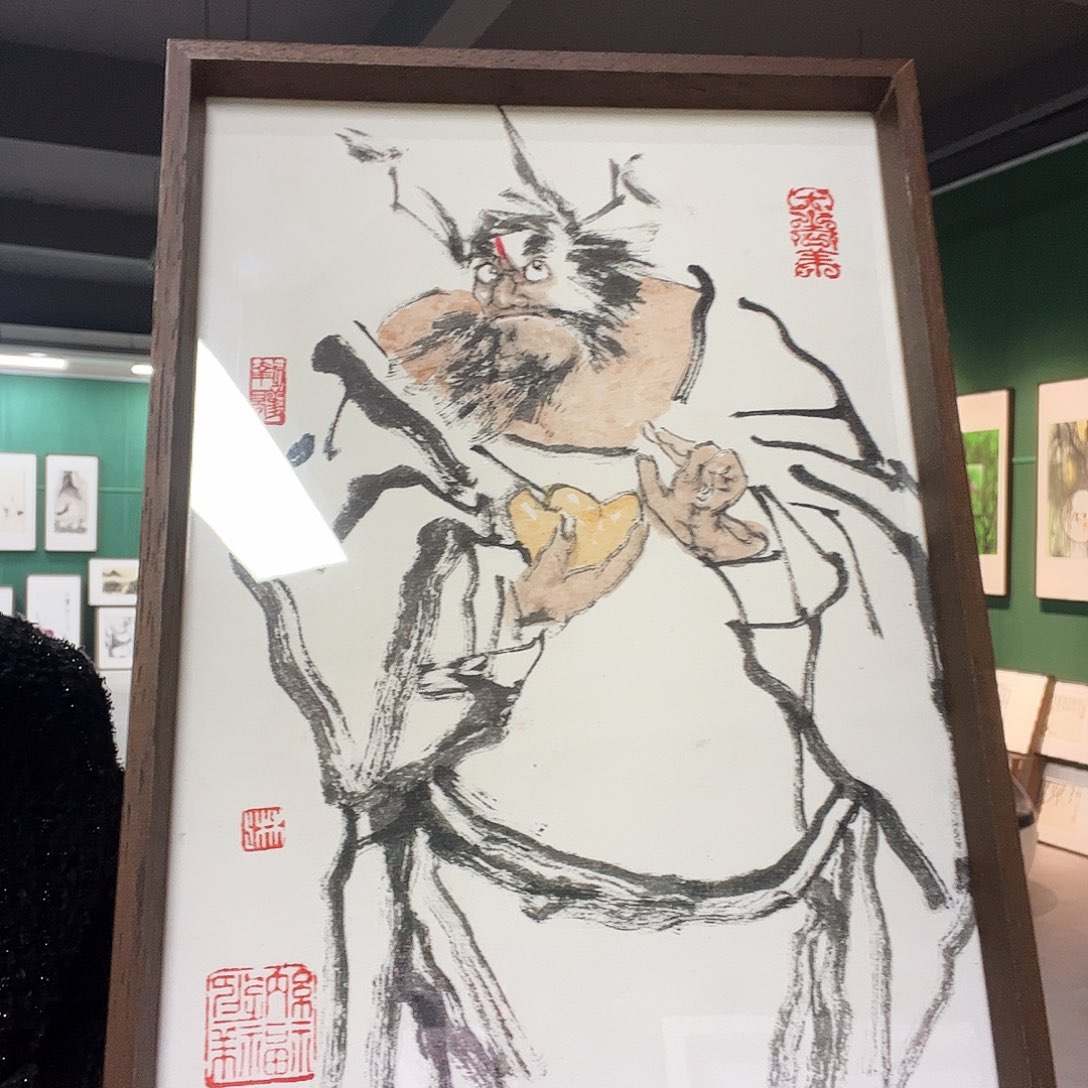 国画张彬带框精装裱福利