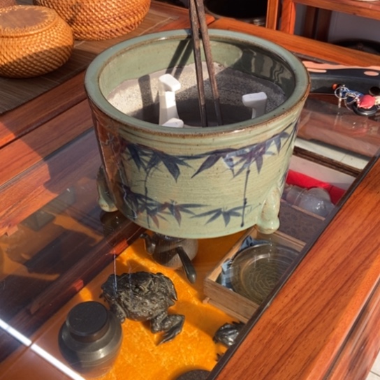 馨****火钵煮茶的方法很讲究