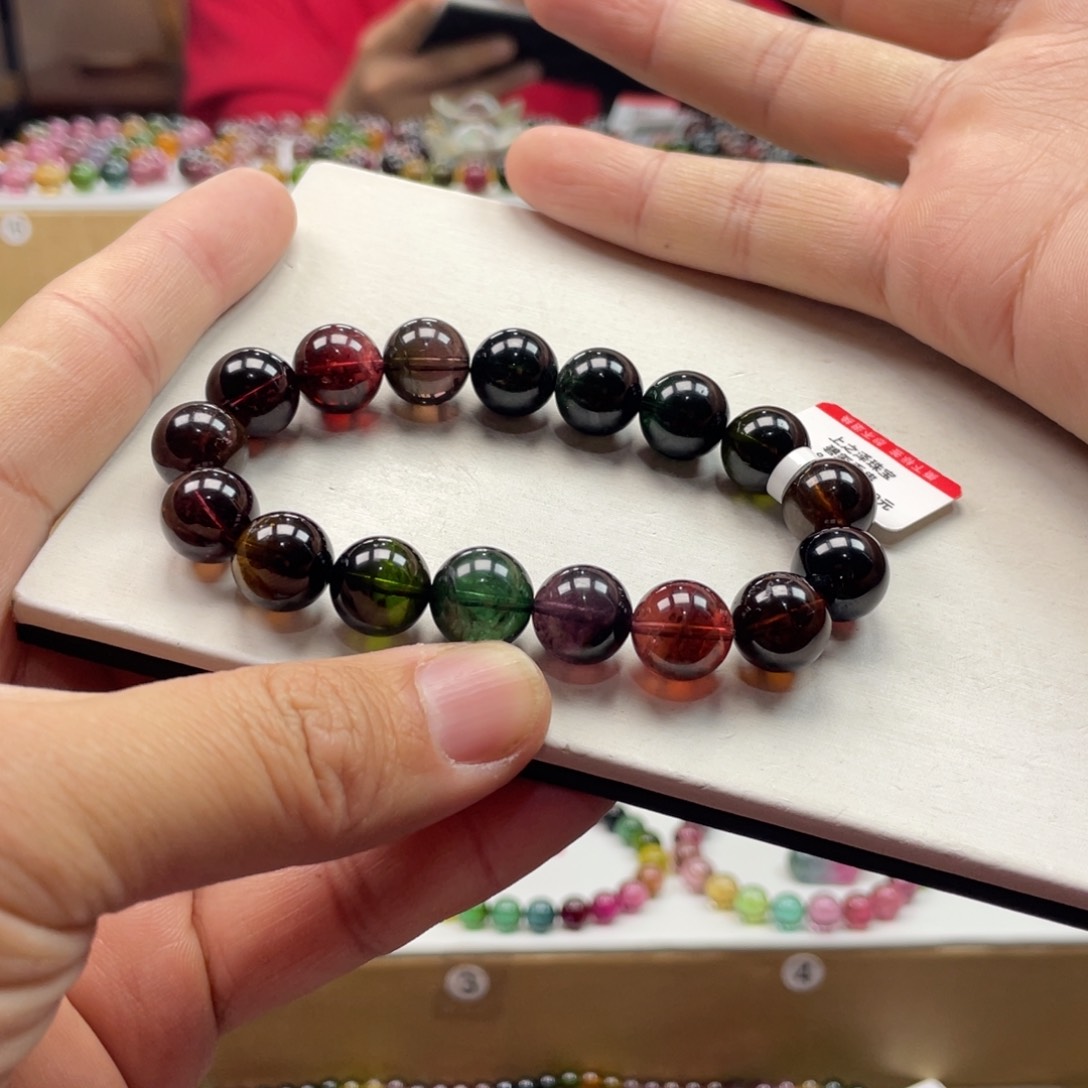 碧玺手串未镶嵌11.8mm.mmmmmmmm