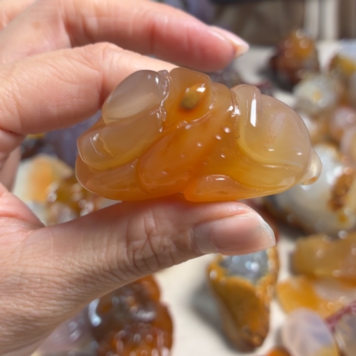 玛瑙/玉髓未镶嵌吊坠(不含链)