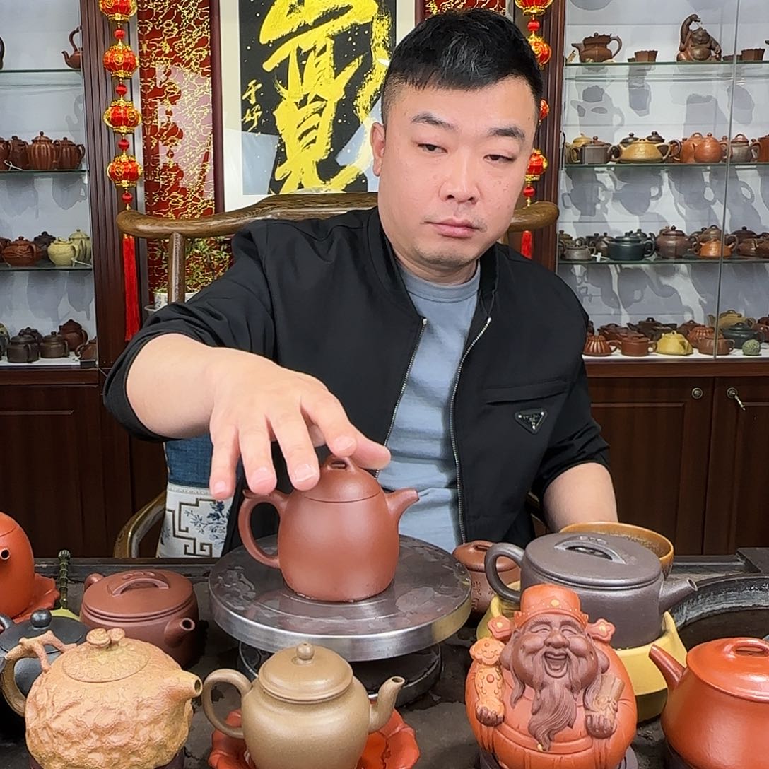 紫砂茶壶秦权底槽清