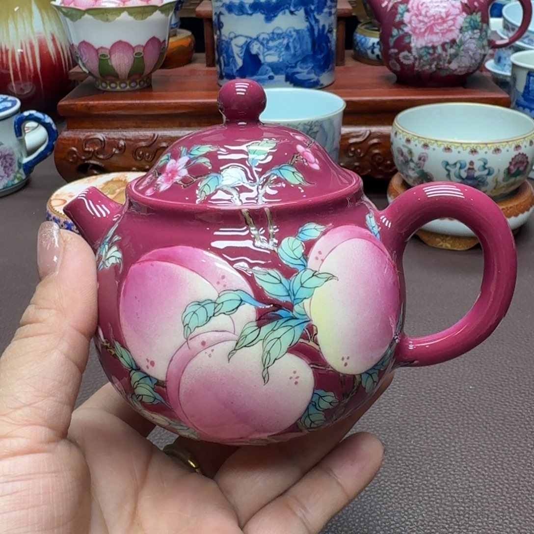 瓷片景德镇仿古手工制作精品展示