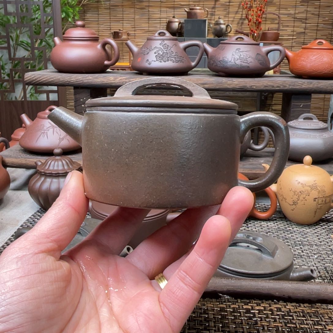 紫砂茶壶宜兴原矿紫砂手工制全160