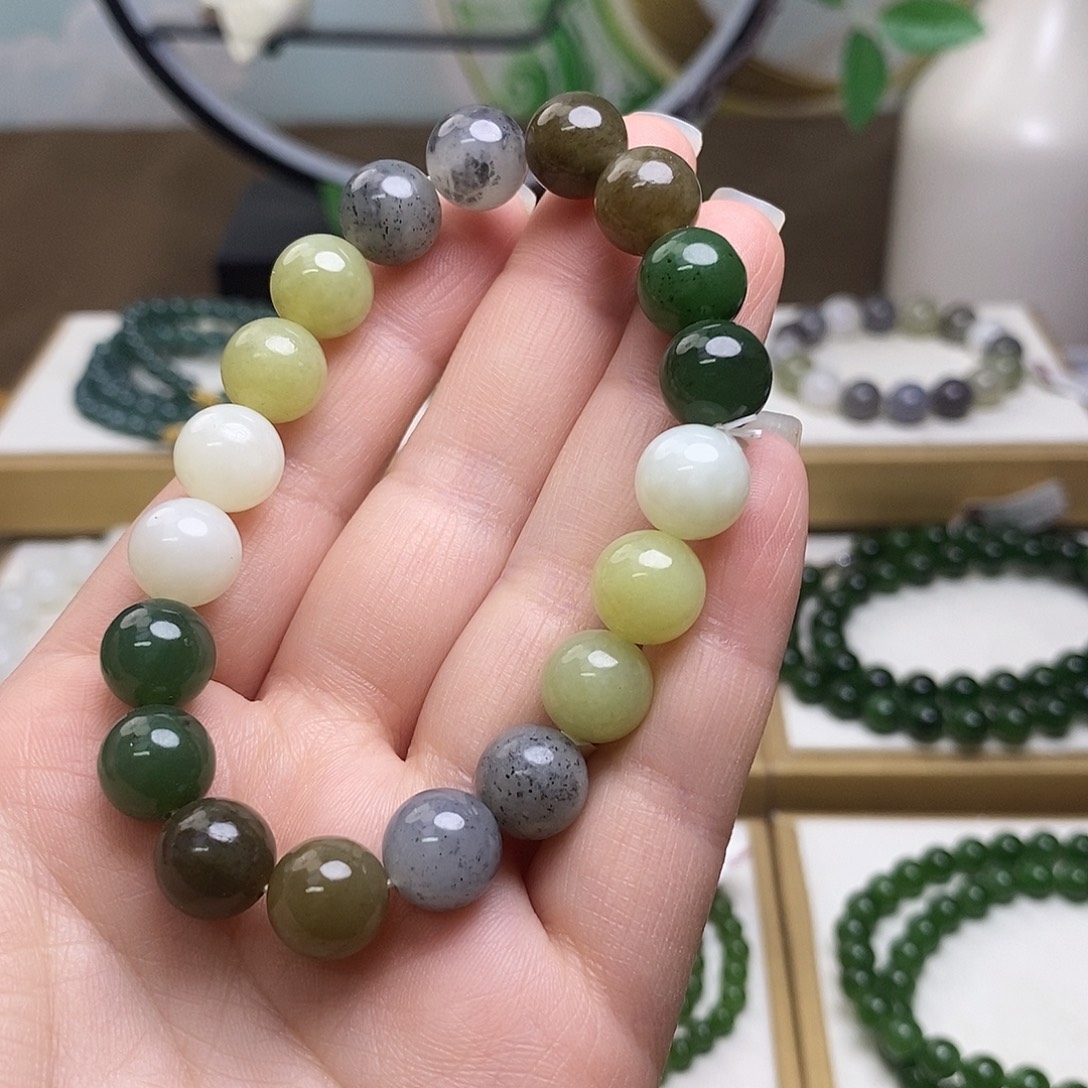 和田玉未镶嵌手链jx