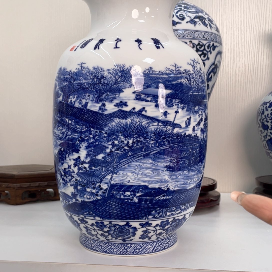 摆件景德镇陶瓷现代工艺品摆件