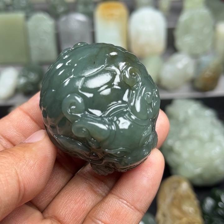 和田玉把件未镶嵌玉**深