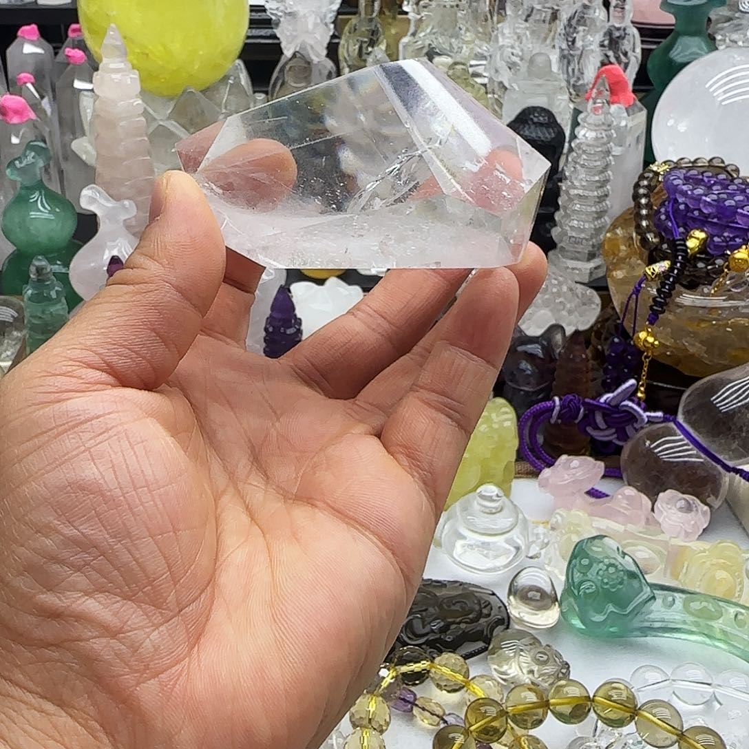 车挂水晶未镶嵌摆件