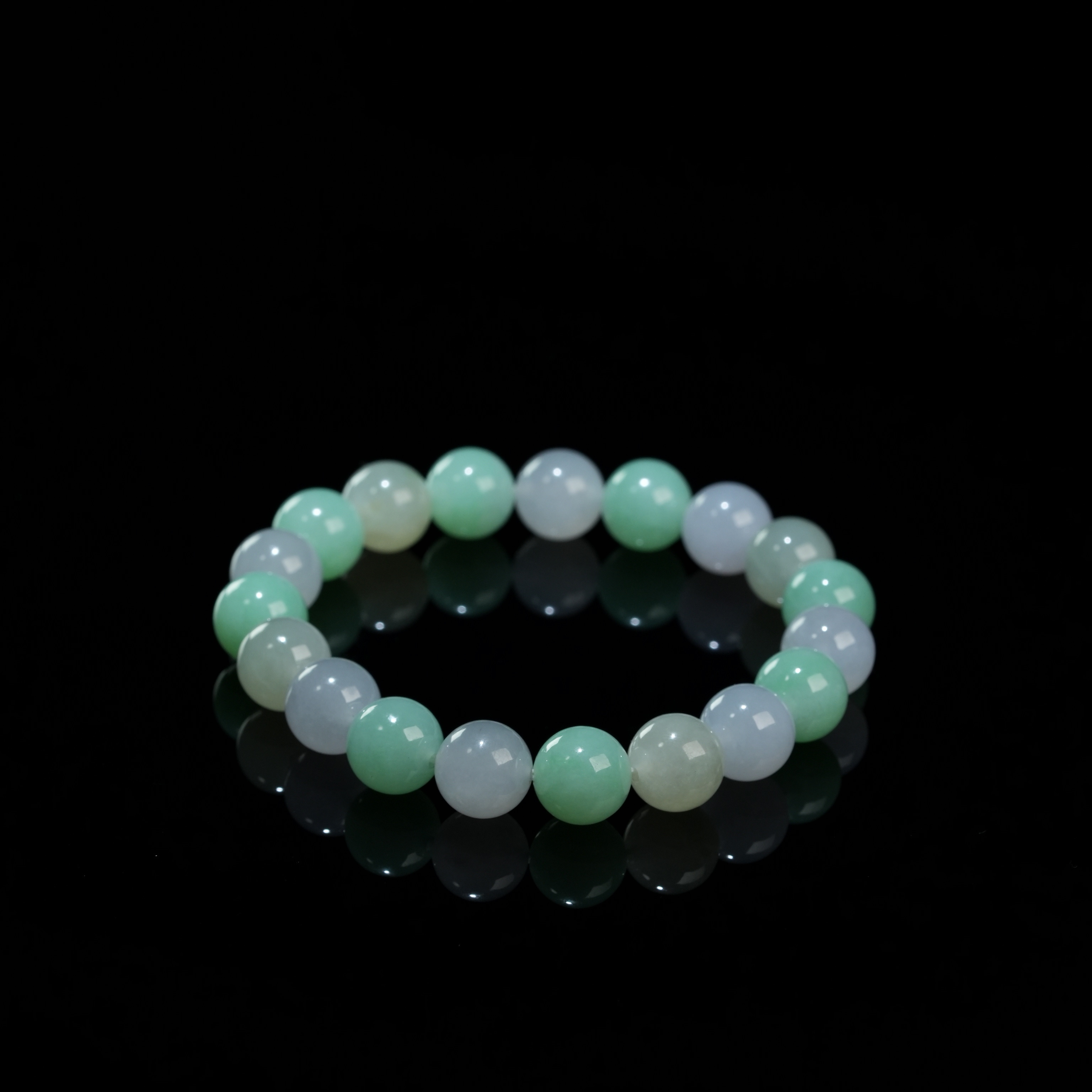 YQR033  翡翠多宝手串