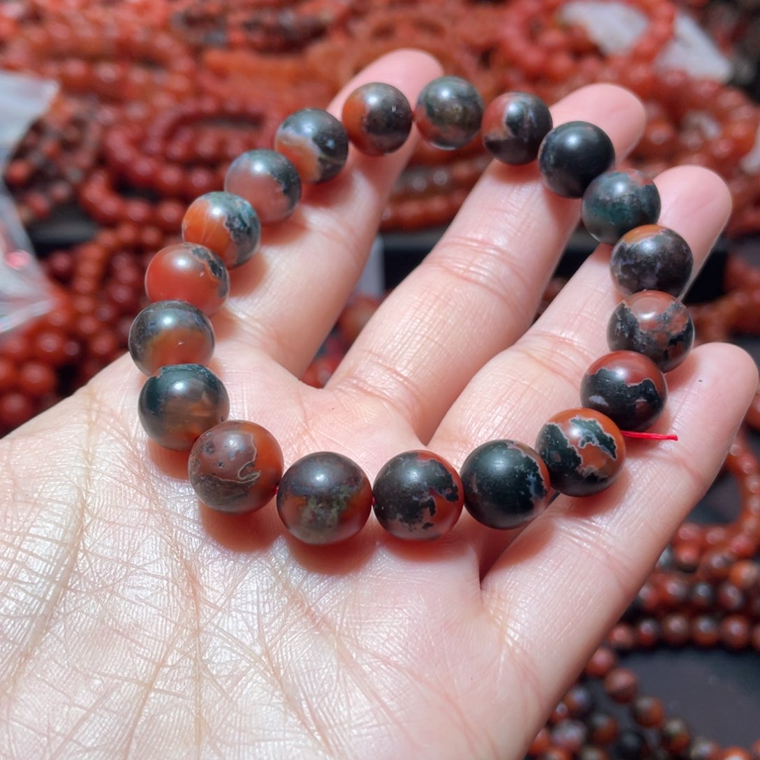 南红玛瑙手链未镶嵌