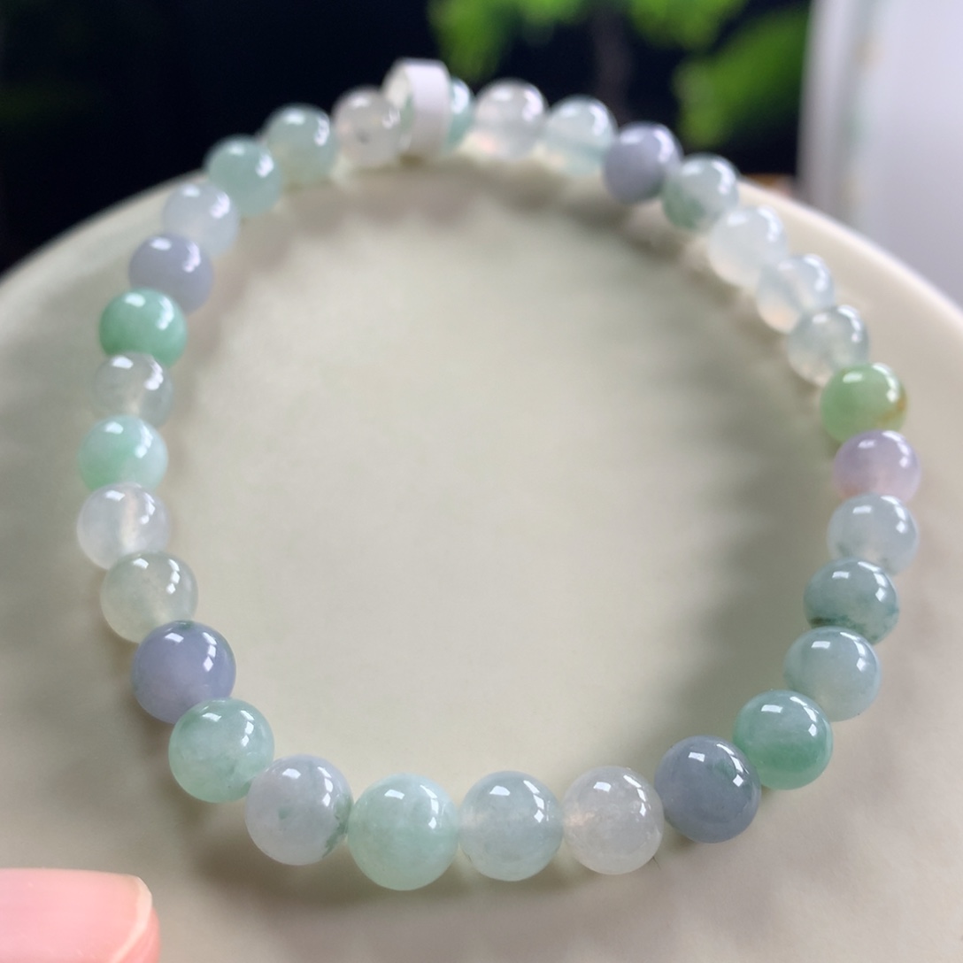 翡翠未镶嵌手链卡6