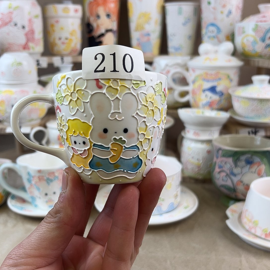 景德镇高温釉下濑户烧手作陶瓷201